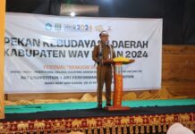 Bupati Adipati Buka Pekan Kebudayaan Daerah Kabupaten Way Kanan Tahun 2024